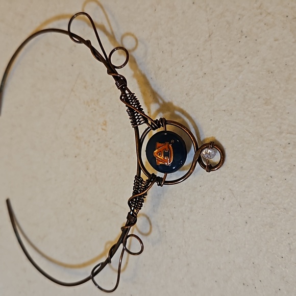 Auburn University logo choker necklace - Picture 3 of 4